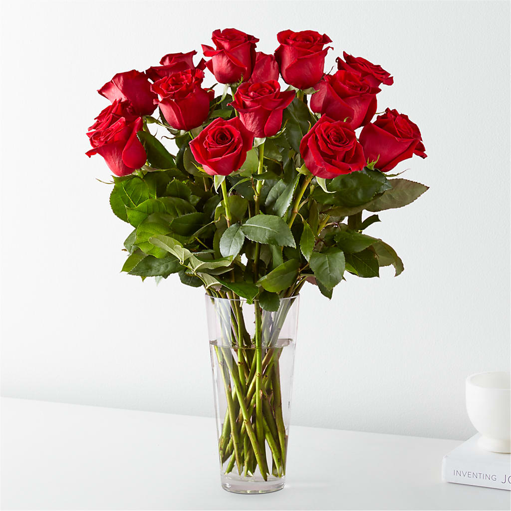 Long Stem Red Rose Bouquet – Flover, Wallington NJ