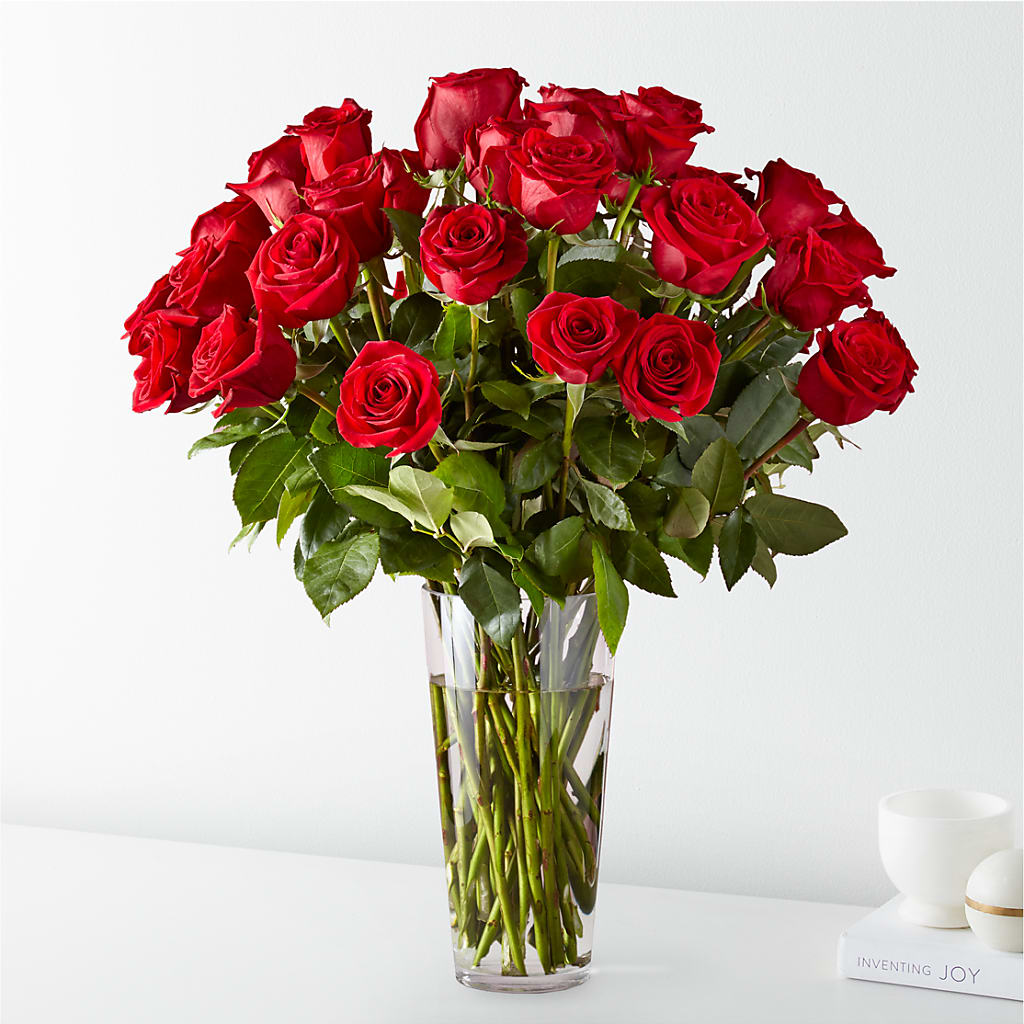 Long Stem Red Rose Bouquet – Flover, Wallington NJ