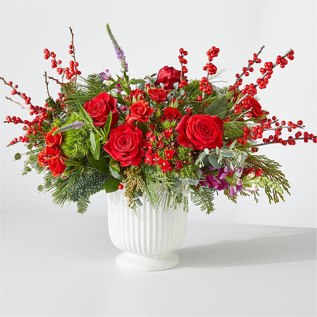 Big Red Bow Bouquet – Flover, Wallington NJ
