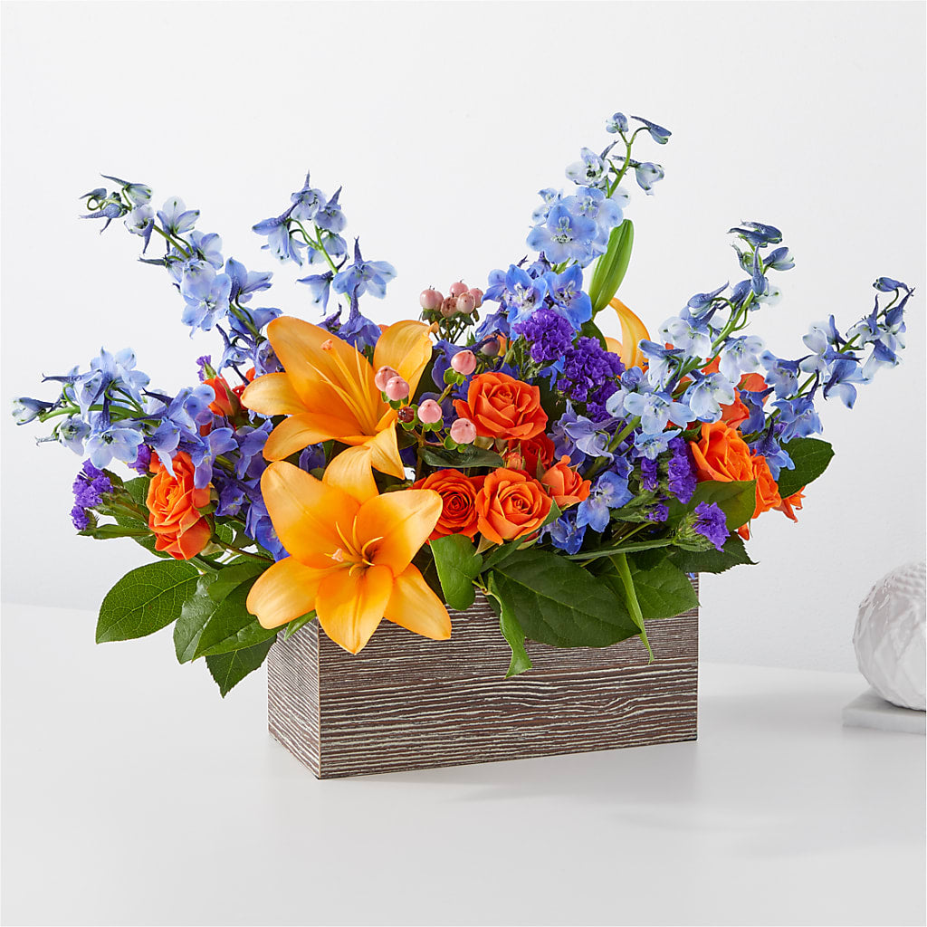 Radiant Citrus Box Bouquet – Flover, Wallington NJ