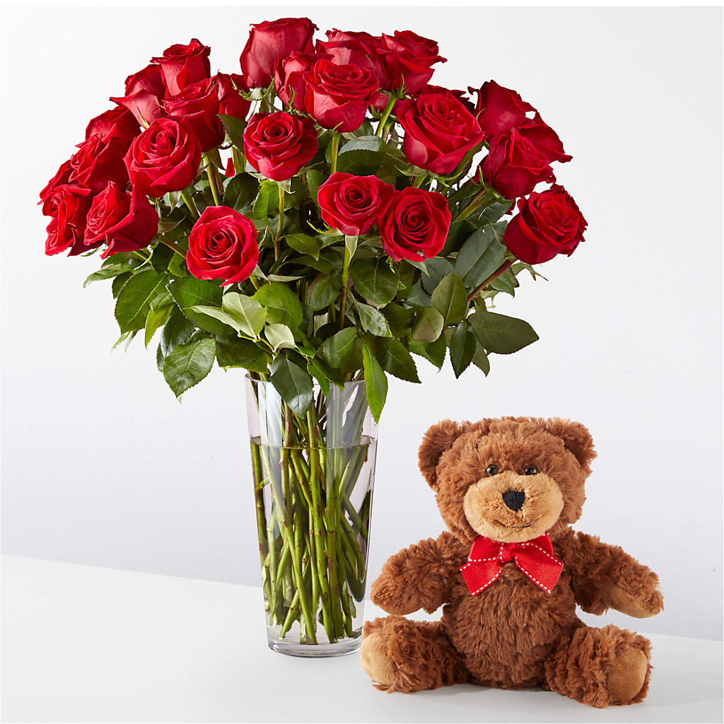 Romantic Long Stem Red Rose Bouquet Bundles – Flover, Wallington NJ