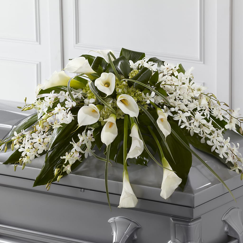 Angel Wings Casket Spray – Flover, Wallington NJ