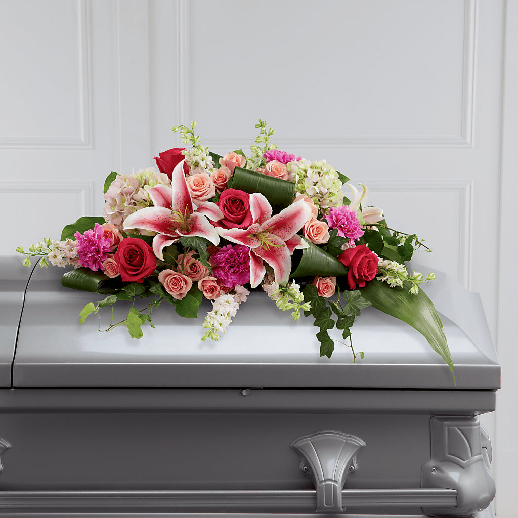 Splendid Grace Casket Spray – Flover, Wallington NJ