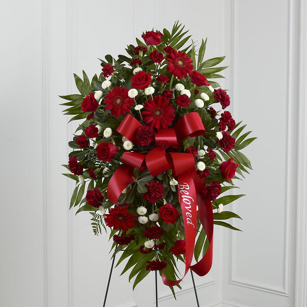 Treasured Memories Standing Spray – Flover, Wallington NJ