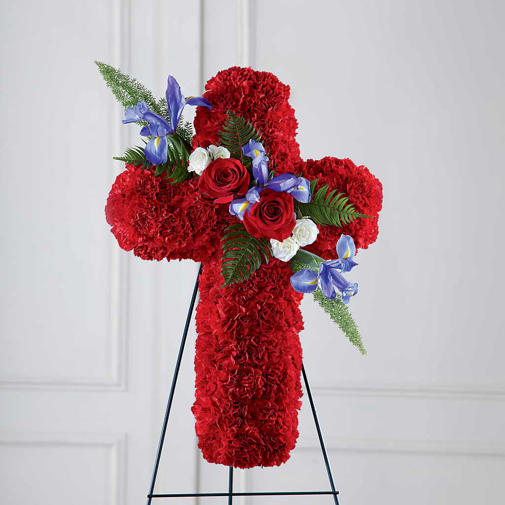 Faithful Hero Floral Cross – Flover, Wallington NJ