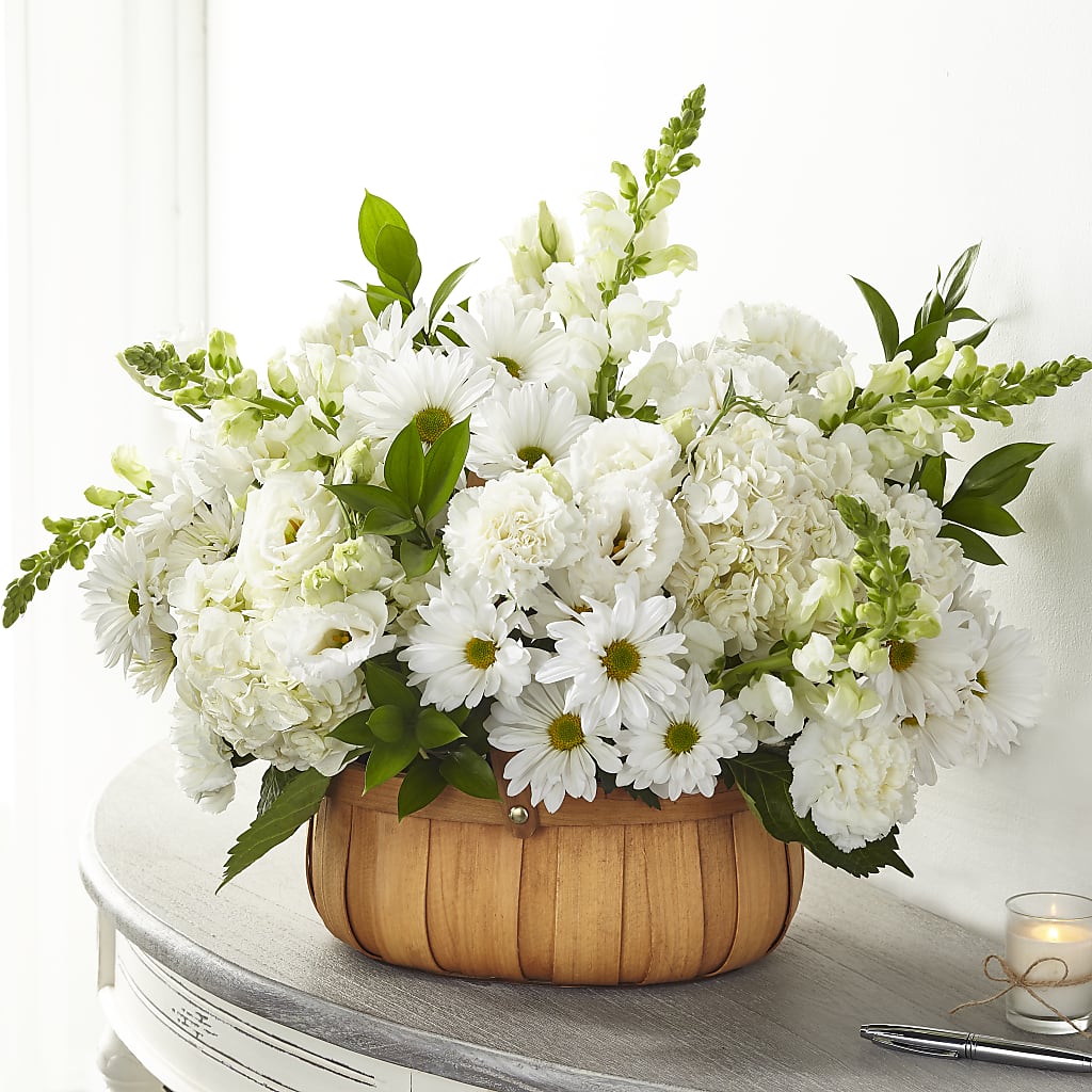 Pure Ivory Basket – Flover, Wallington NJ
