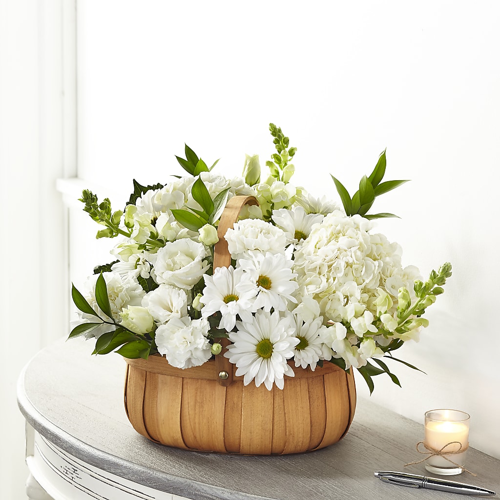 Pure Ivory Basket – Flover, Wallington NJ