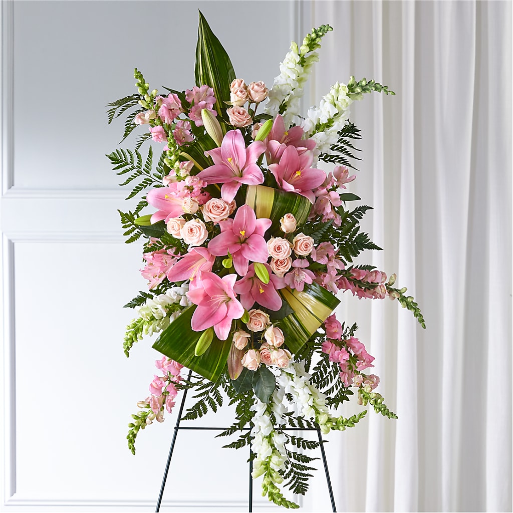 Elegant Embrace Standing Spray – Flover, Wallington NJ