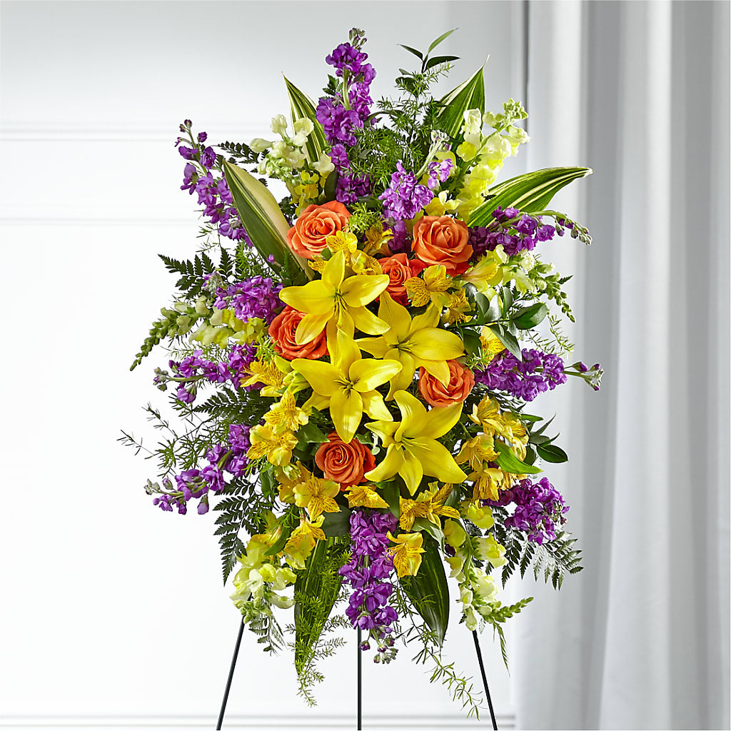 Thoughtful Prayers Standing Spray – Flover, Wallington NJ