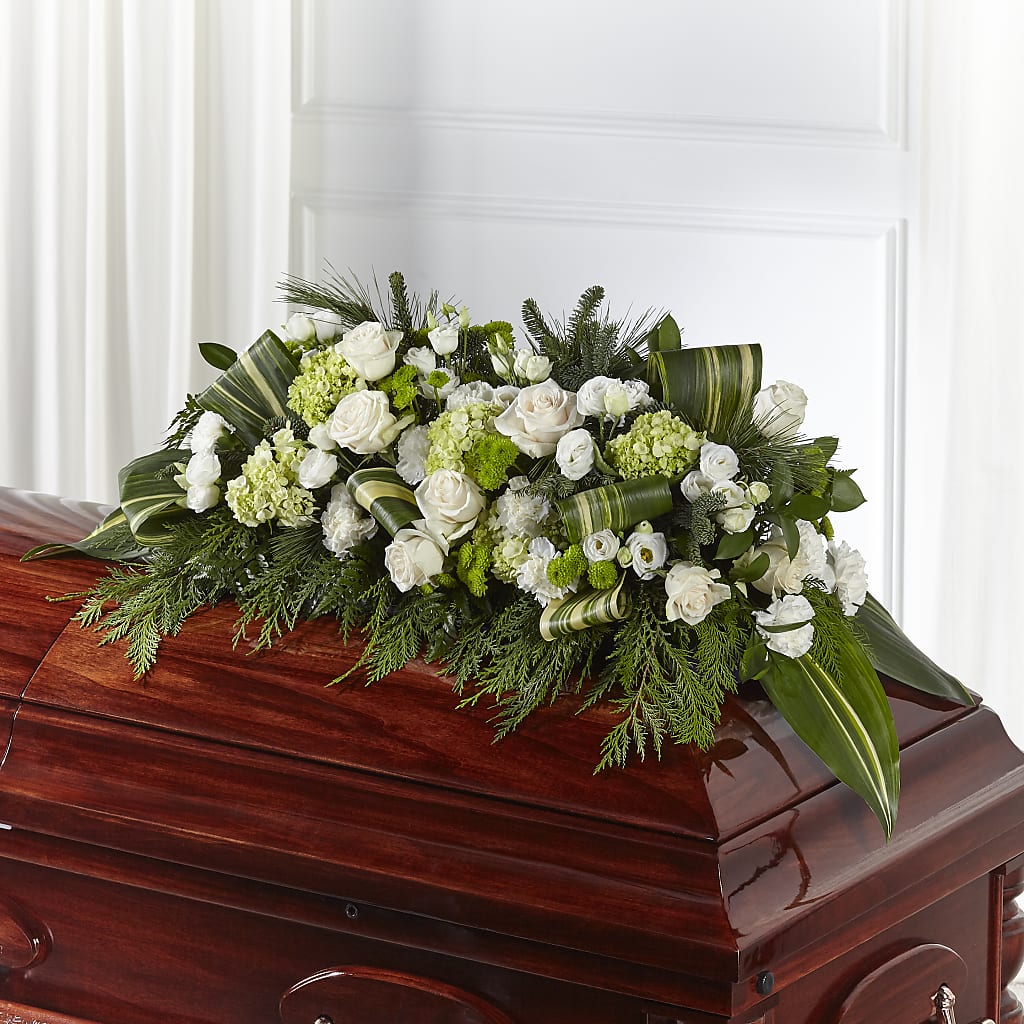 Hopeful Gesture Casket Spray – Flover, Wallington NJ