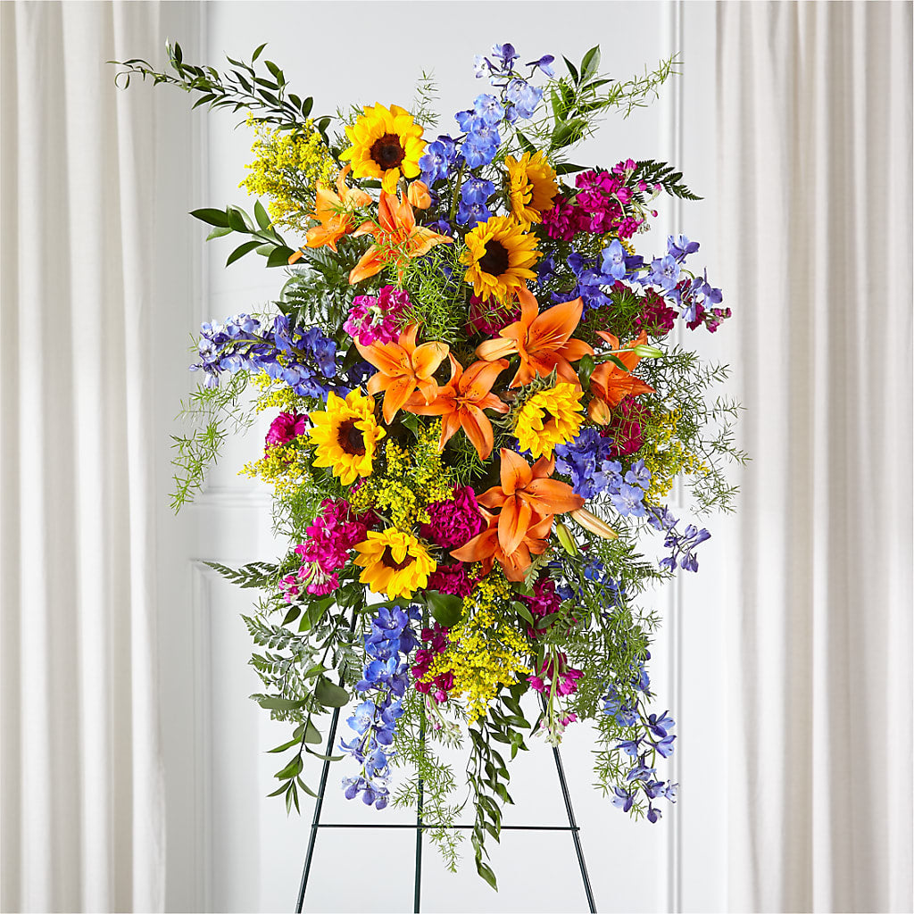 Sunlit Memories Standing Spray (Standard) – Flover, Wallington NJ