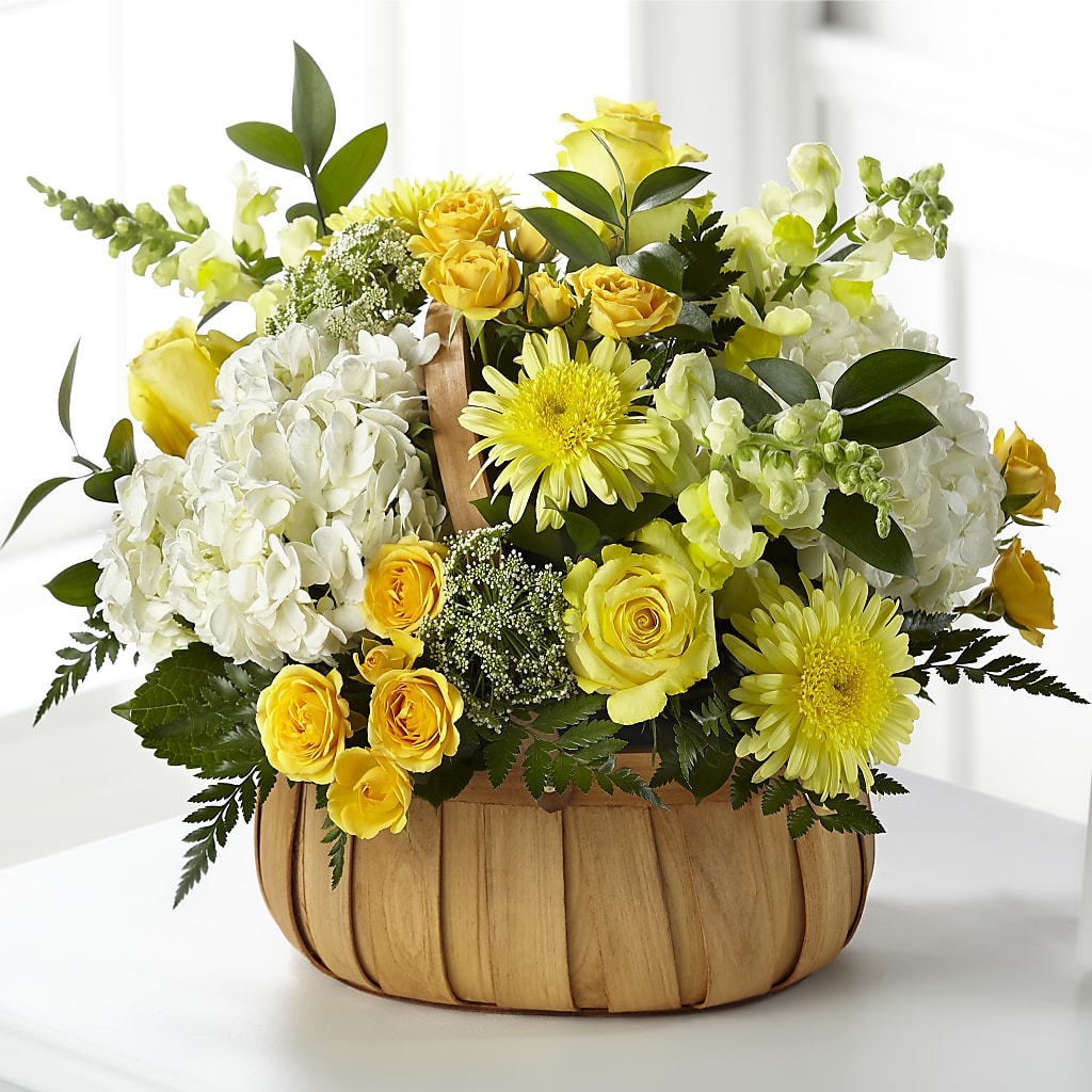 Rustic Remembrance Basket – Flover, Wallington NJ