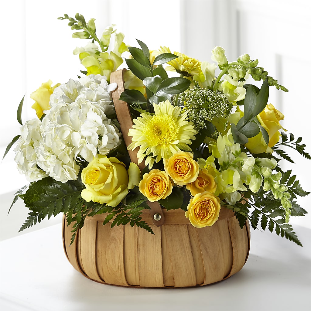 Rustic Remembrance Basket – Flover, Wallington NJ