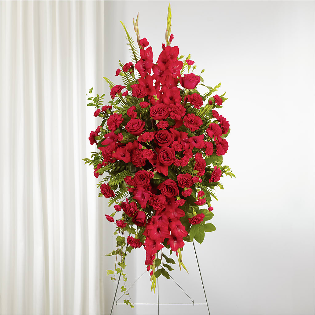 From the Heart Standing Spray – Flover, Wallington NJ