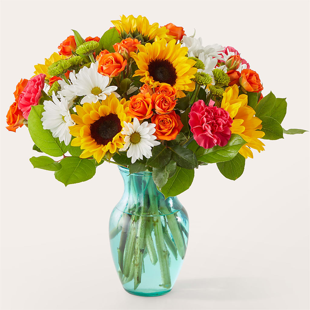 Sun-drenched Blooms Bouquet – Flover, Wallington NJ
