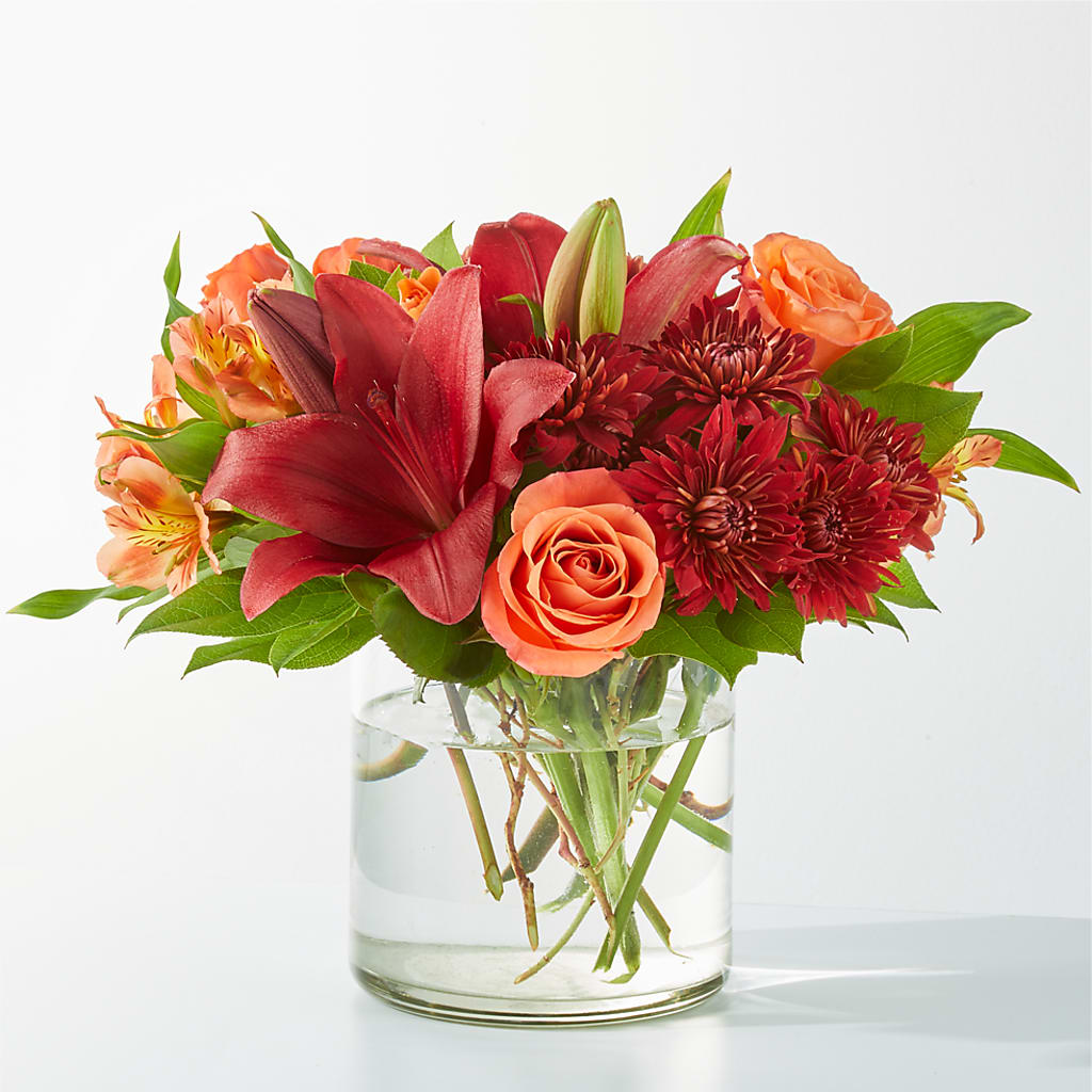 Crimson Leaves Bouquet – Flover, Wallington NJ