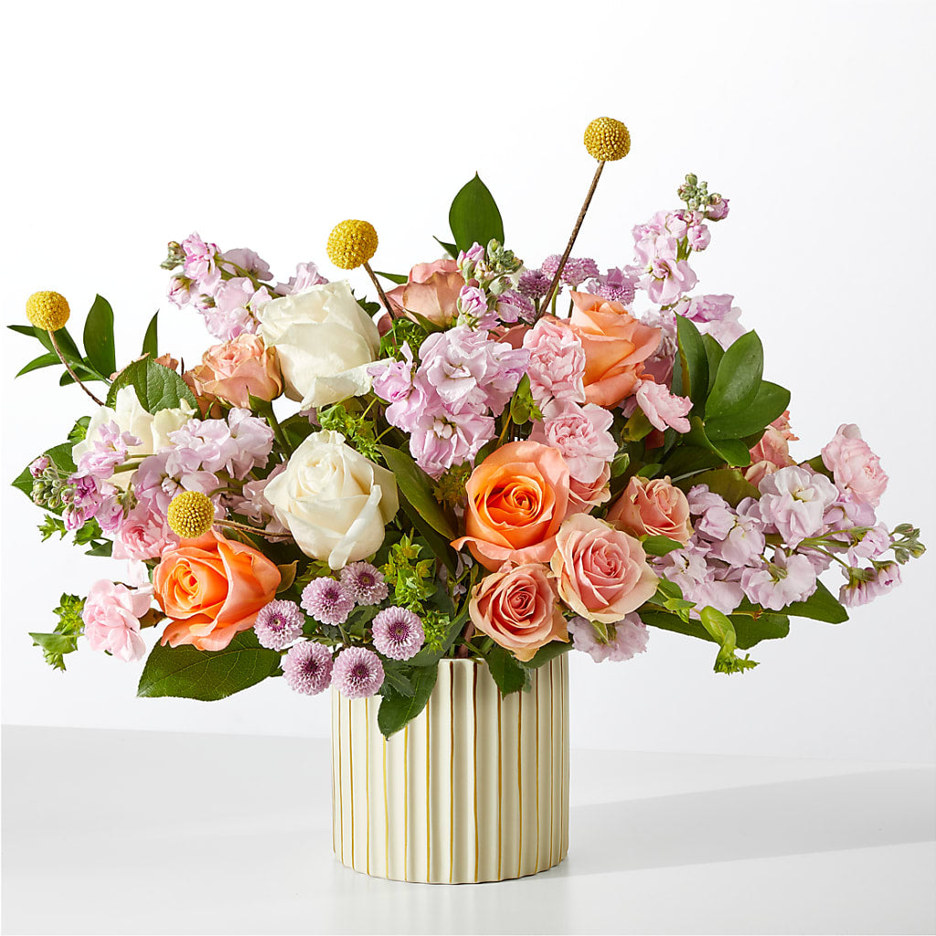 French Market Bouquet with Ivory Vase – Flover, Wallington NJ