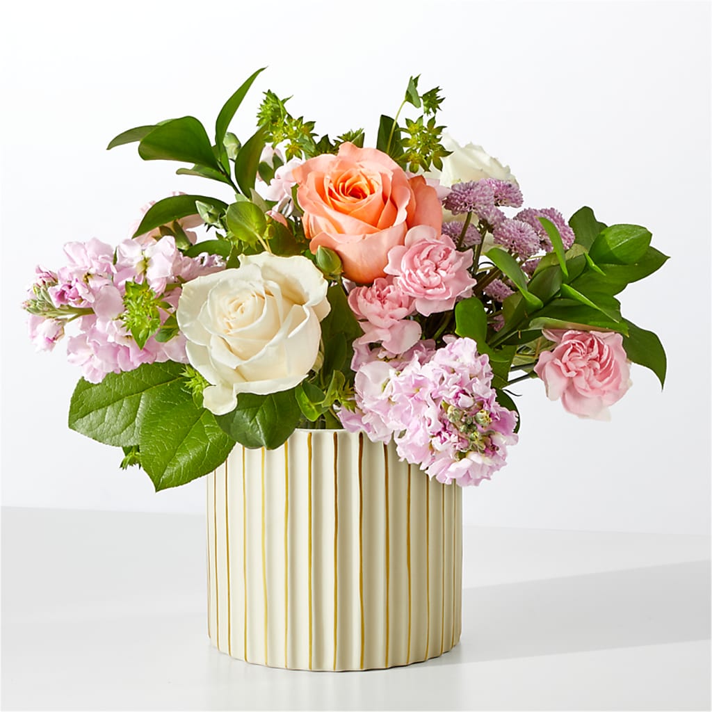 French Market Bouquet with Ivory Vase – Flover, Wallington NJ