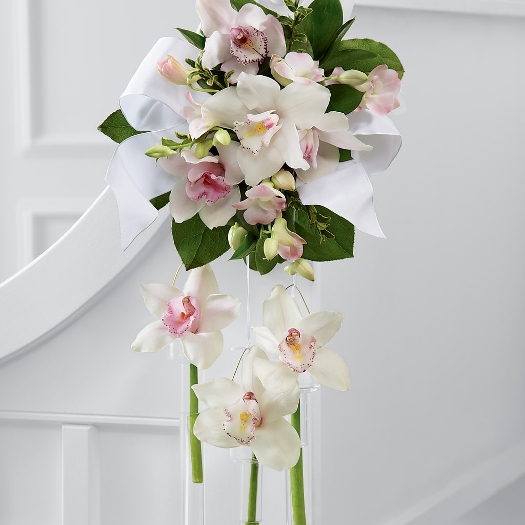 Perfect Entrance Pew Arrangement – Flover, Wallington NJ