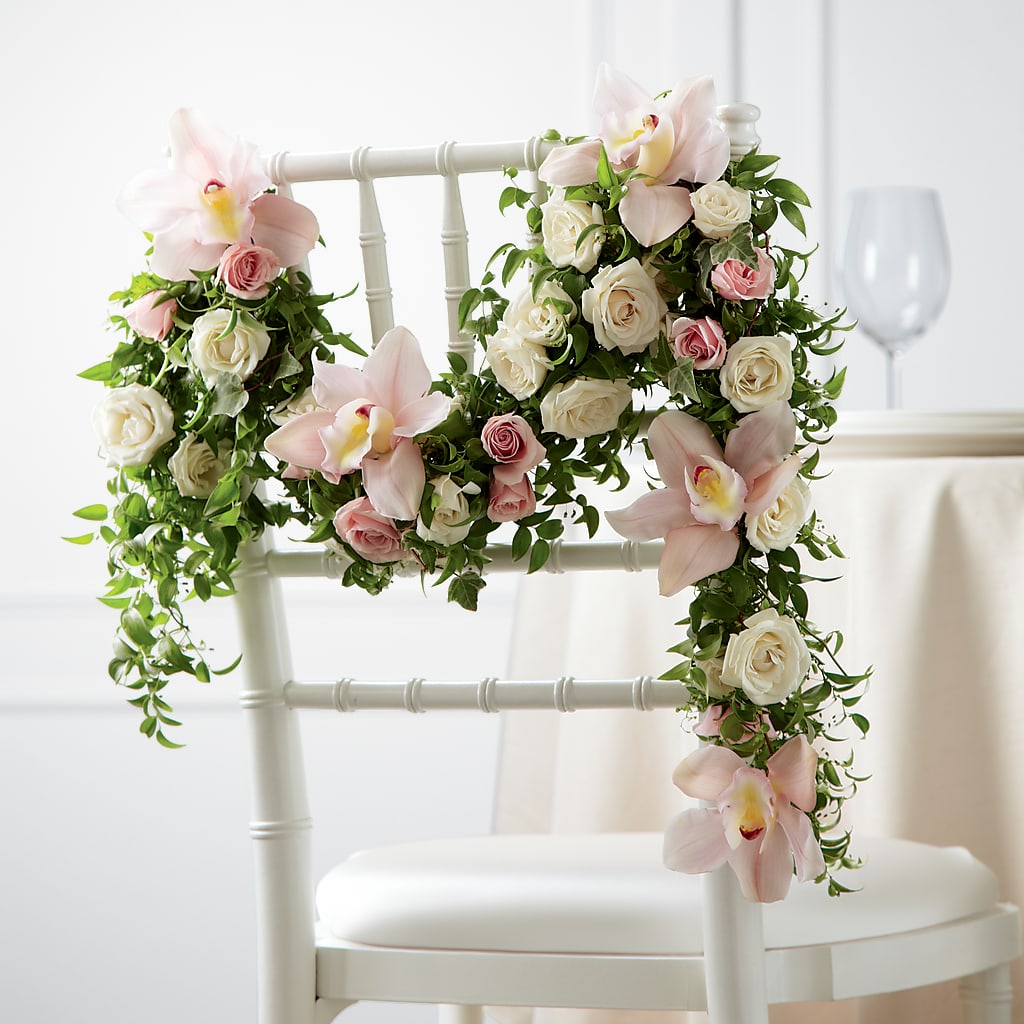 Orchid Rose Chair Décor – Flover, Wallington NJ