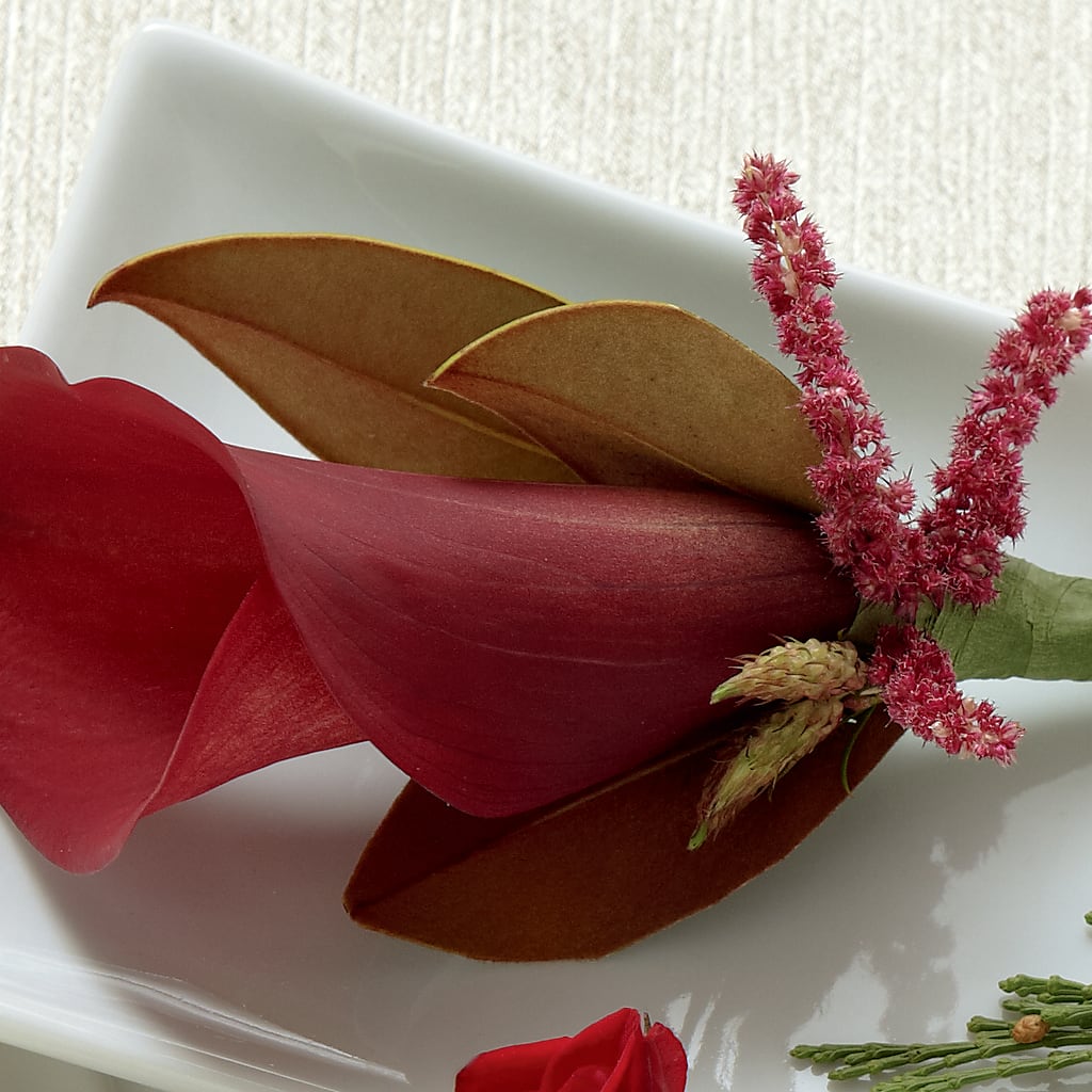 Red Calla Boutonniere – Flover, Wallington NJ