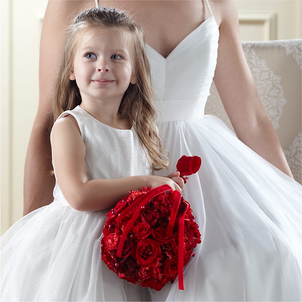Pure at Heart Flower Girl Arrangement – Flover, Wallington NJ