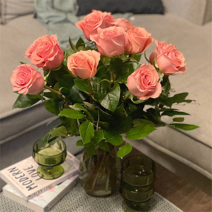 Long Stem Pink Rose Bouquet –  Flover, Wallington NJ