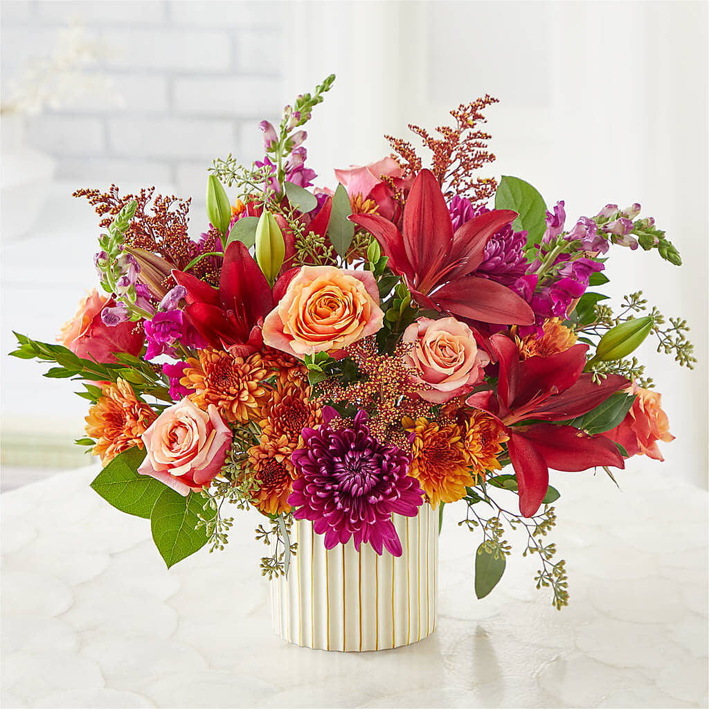 Burgundy Landscape Bouquet –  Flover, Wallington NJ
