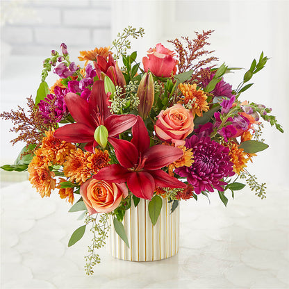 Burgundy Landscape Bouquet –  Flover, Wallington NJ