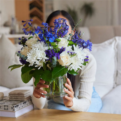 Cerulean Waves Bouquet –  Flover, Wallington NJ