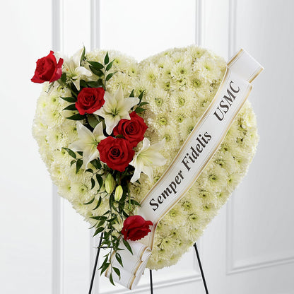 Heartfelt Hero Standing Heart –  Flover, Wallington NJ