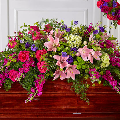Radiant Tribute Casket Spray –  Flover, Wallington NJ