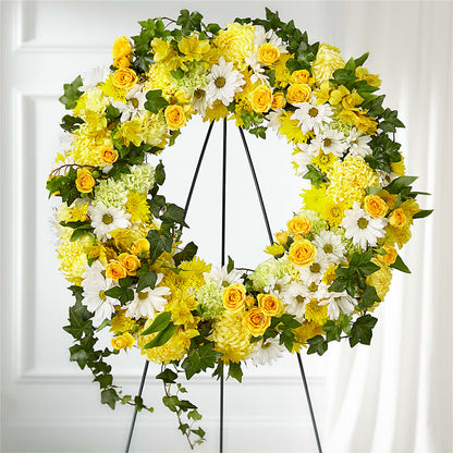 Golden Remembrance Wreath –  Flover, Wallington NJ