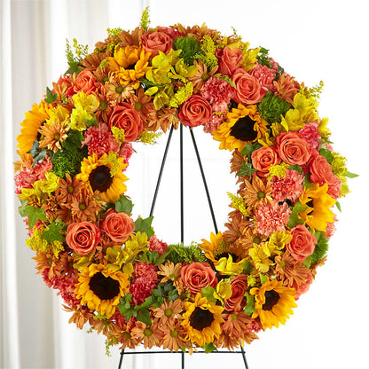 Autumnal Memories Wreath (Standard) –  Flover, Wallington NJ