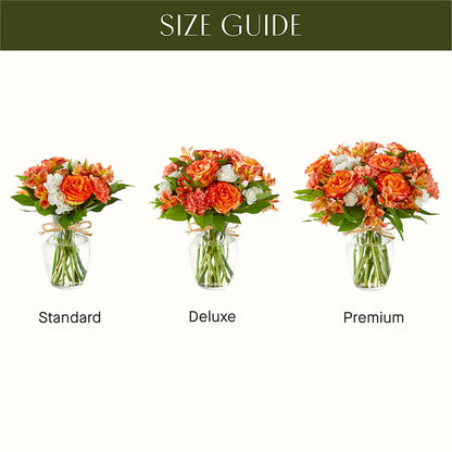 Apricot Glow Bouquet –  Flover, Wallington NJ