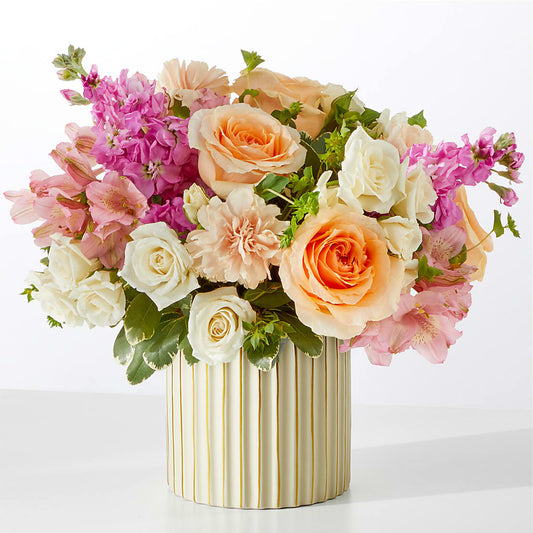Paradise Bouquet with Ivory Vase –  Flover, Wallington NJ