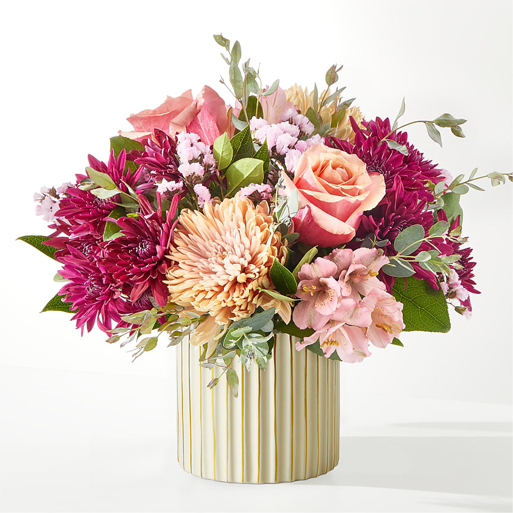 Berry Cobbler Bouquet with Ivory Vase –  Flover, Wallington NJ