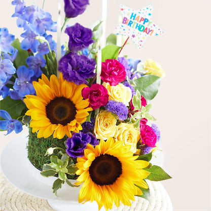 Star of the Day Floral Cake –  Flover, Wallington NJ