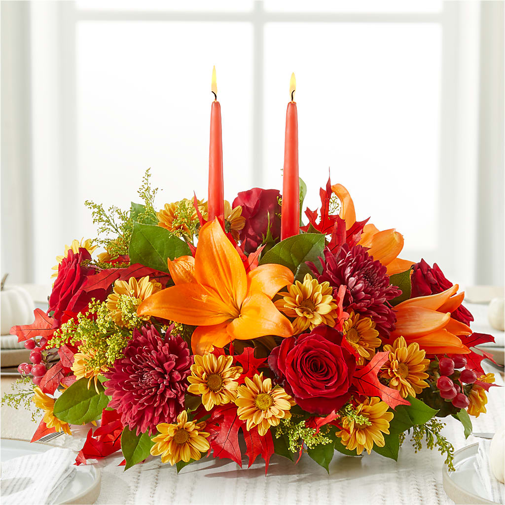 Autumn's Embrace Centerpiece –  Flover, Wallington NJ