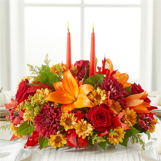 Autumn's Embrace Centerpiece –  Flover, Wallington NJ