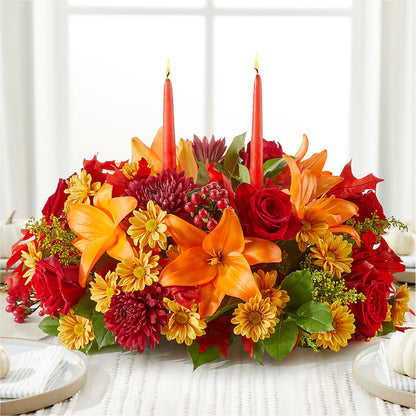 Autumn's Embrace Centerpiece –  Flover, Wallington NJ