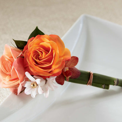 Sunset Dream Boutonniere –  Flover, Wallington NJ